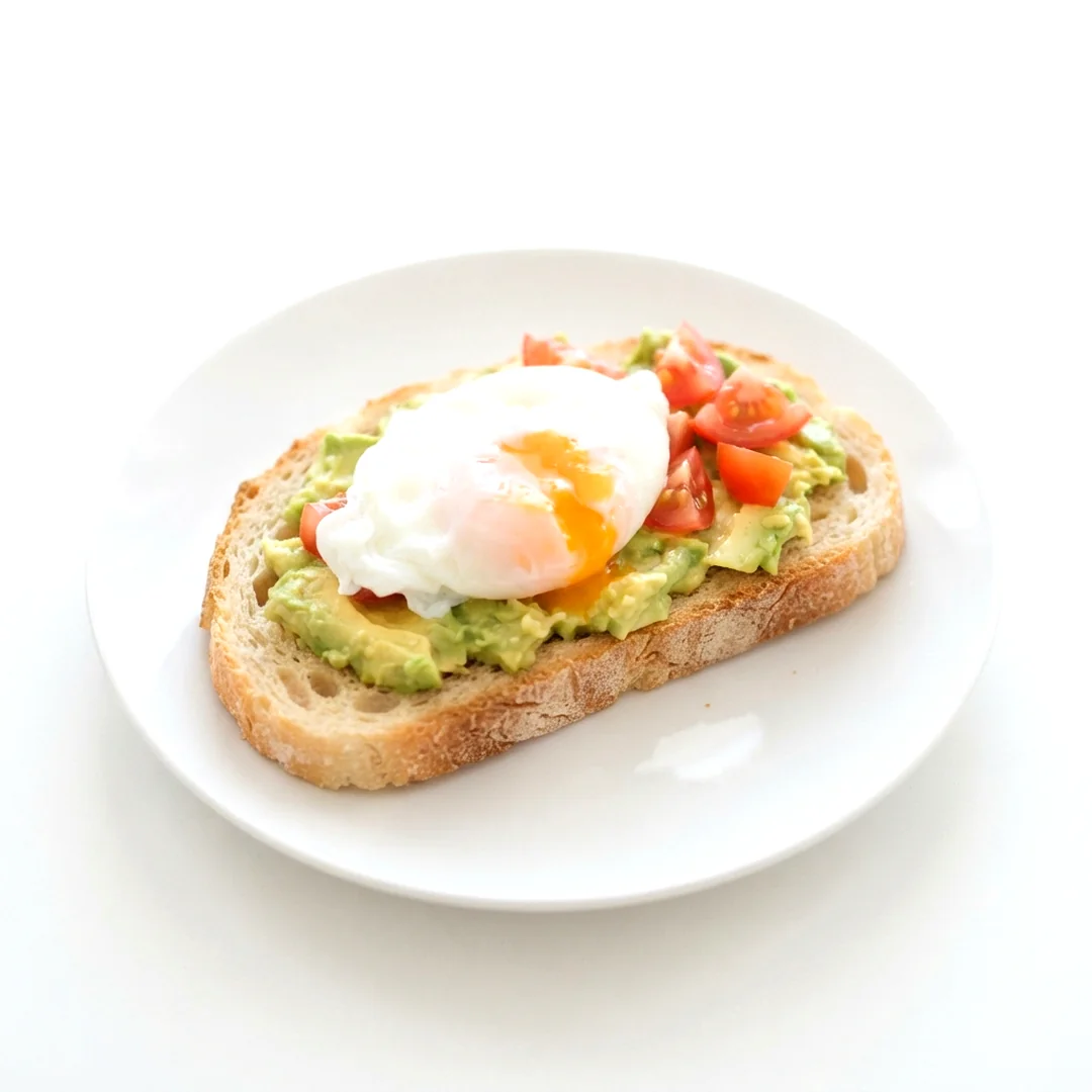 Tostada de aguacate